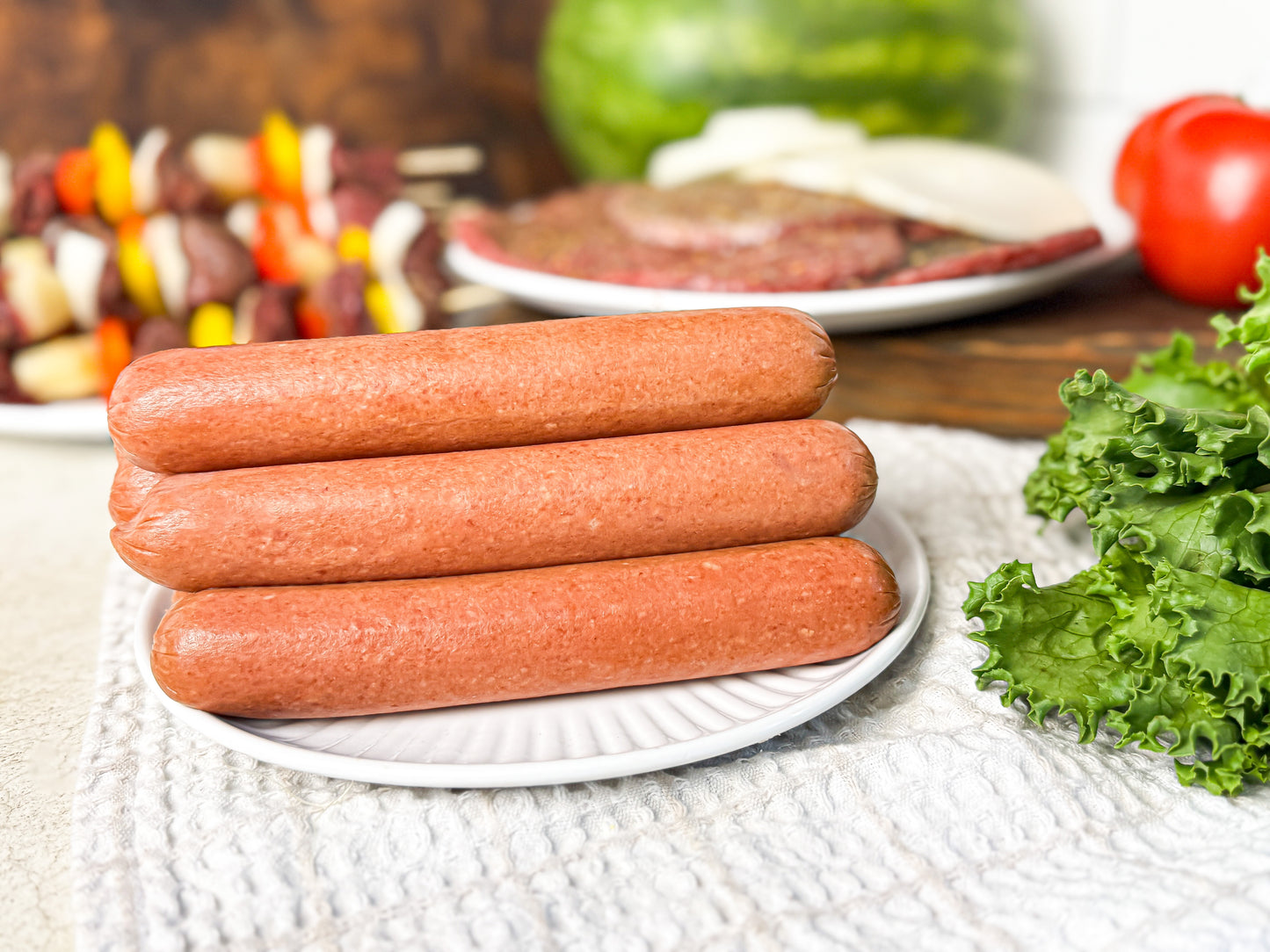 Beef Franks (Hot Dogs) - 1/4 lb, 4-Pack