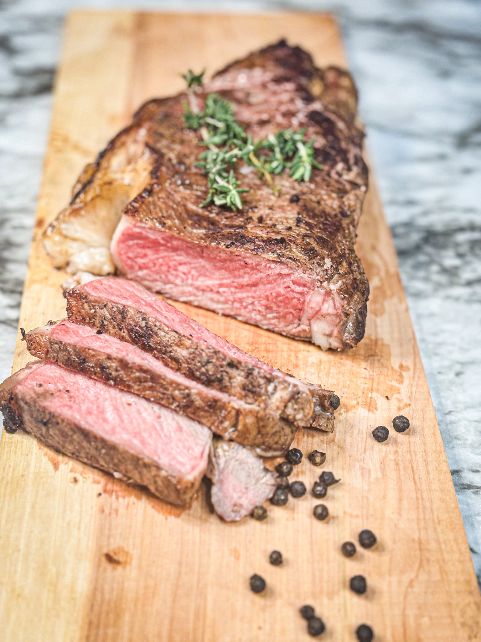 Strip Loin (New York Steak) - 12 oz. (single) – Hoagland Meat