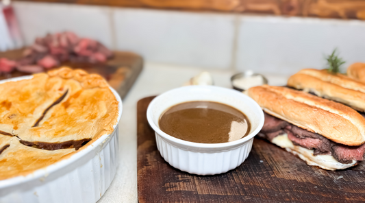 Cozy Comfort Food: Beef Pot Pie & Roast Beef Sandwiches