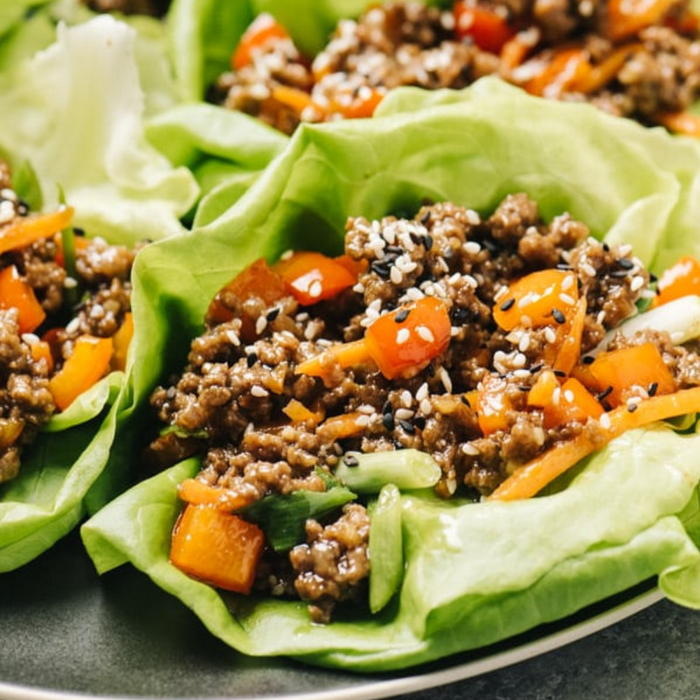Asian Style Ground Beef Lettuce Wraps From Our Salty Kitchen