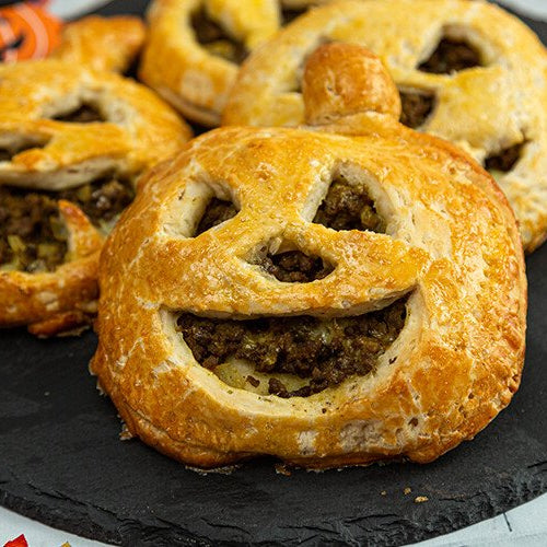 Halloween Ground Beef Turnovers from Laura's Lean