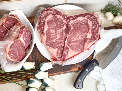 Ribeye - 16 oz. (Set of 2 - Heart Package)