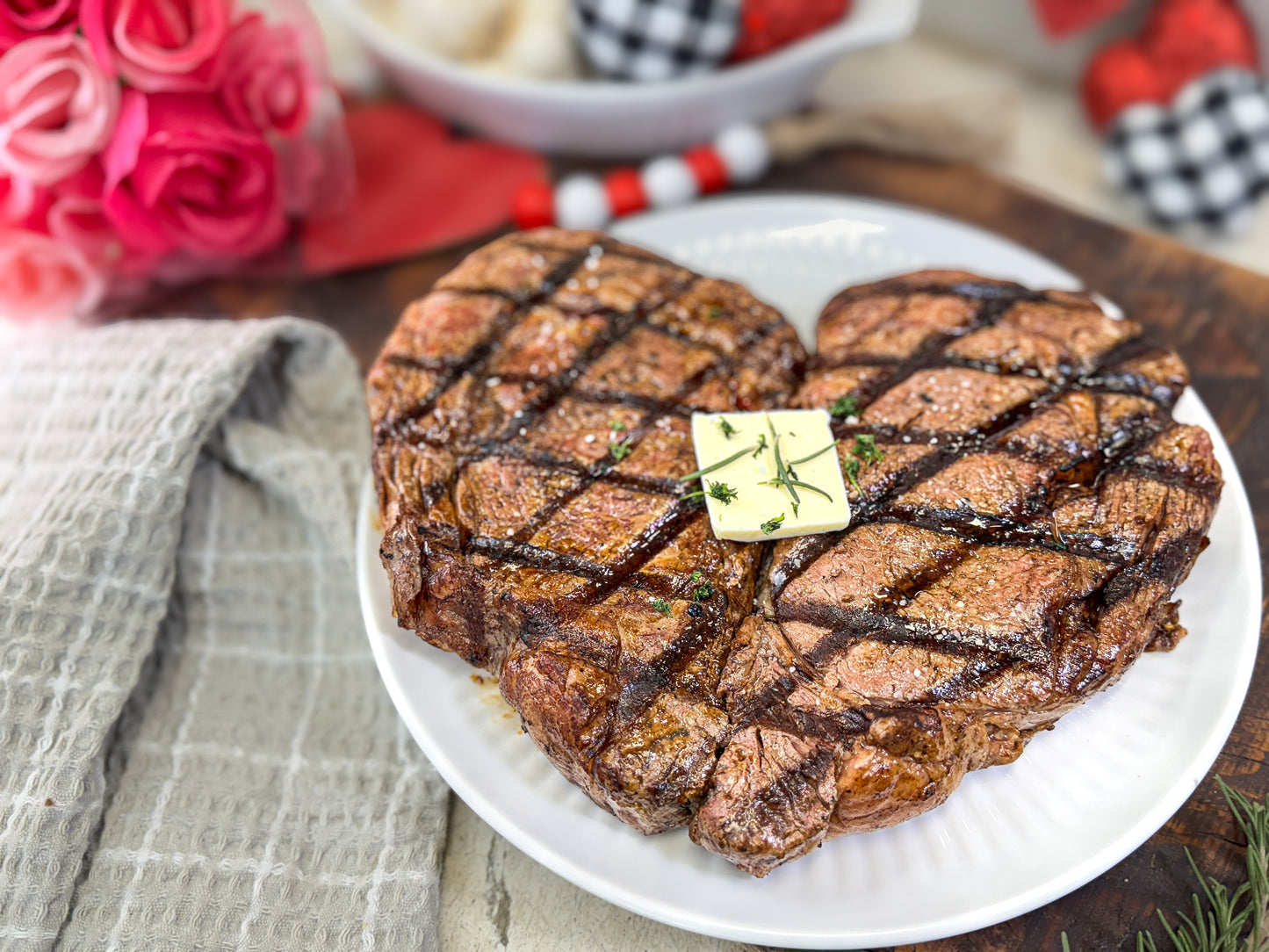 Ribeye - 16 oz. (Set of 2 - Heart Package)